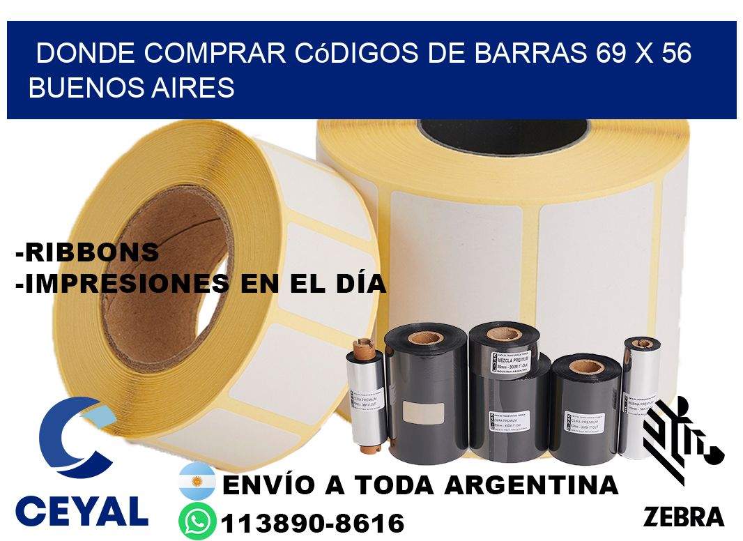 Donde Comprar códigos de barras 69 x 56  Buenos Aires
