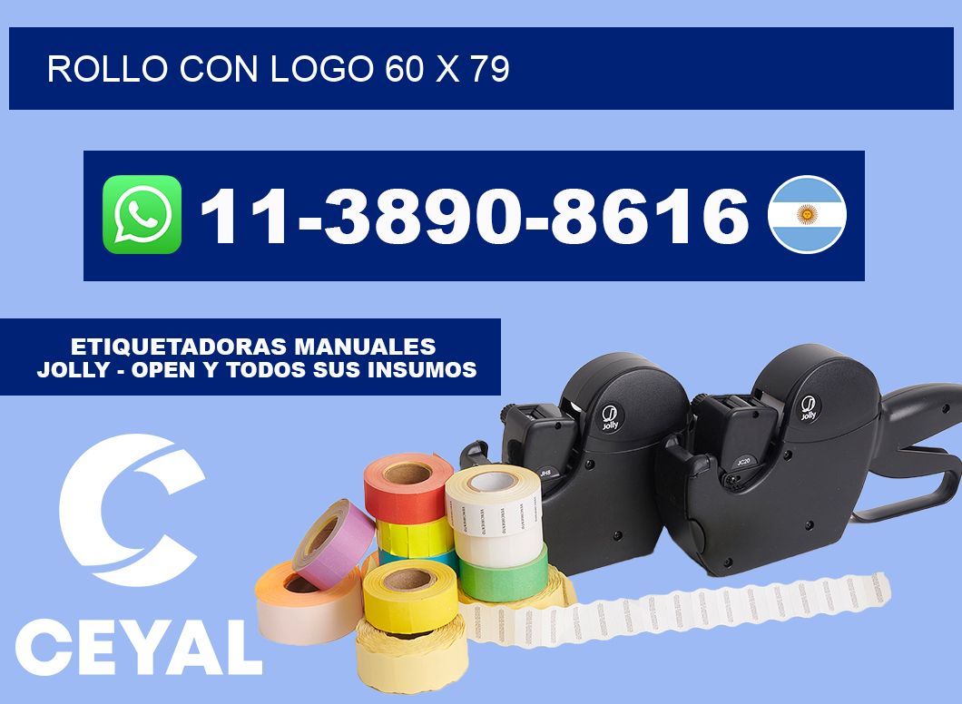 Rollo con logo 60 x 79