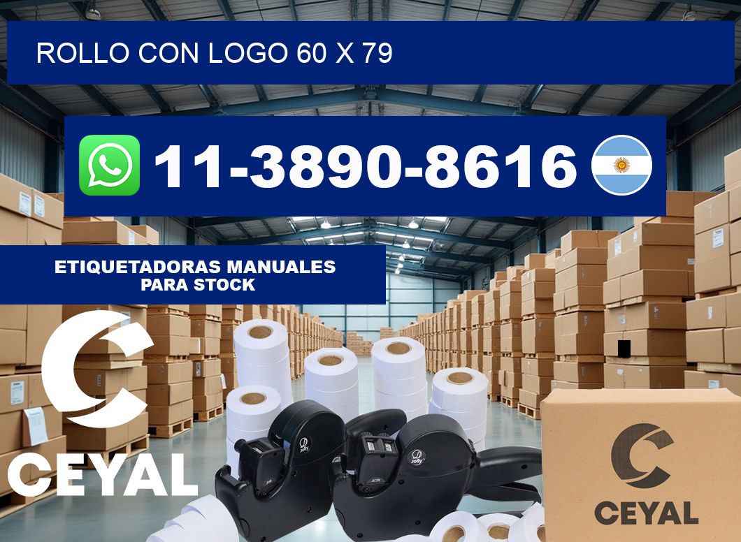Rollo con logo 60 x 79