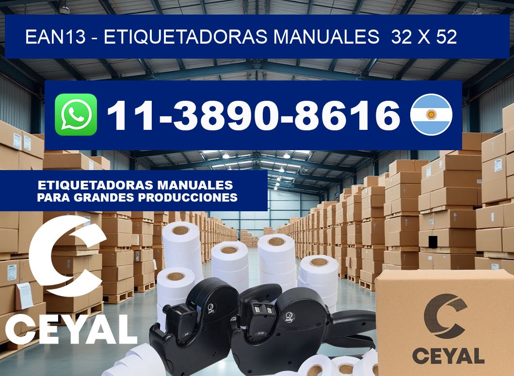 ean13 – Etiquetadoras Manuales  32 x 52