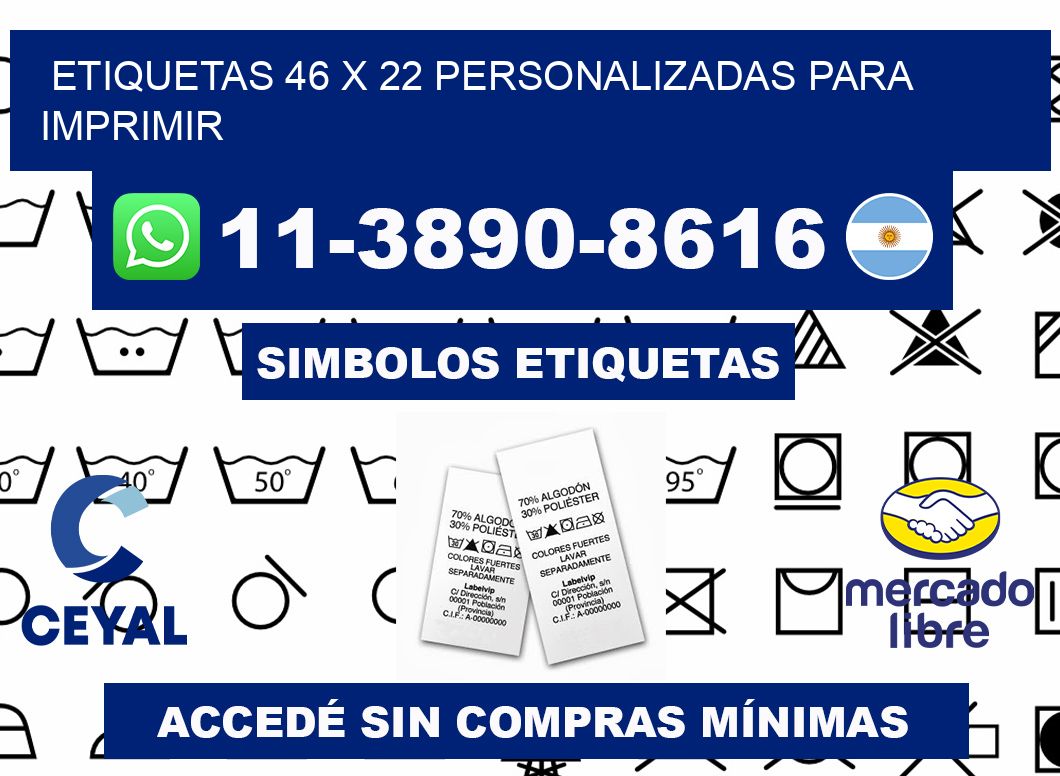 etiquetas 46 x 22 personalizadas para imprimir
