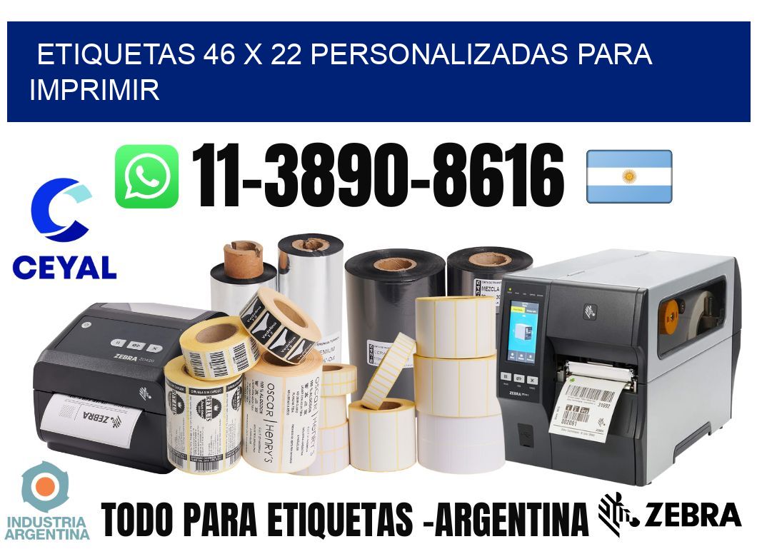 etiquetas 46 x 22 personalizadas para imprimir