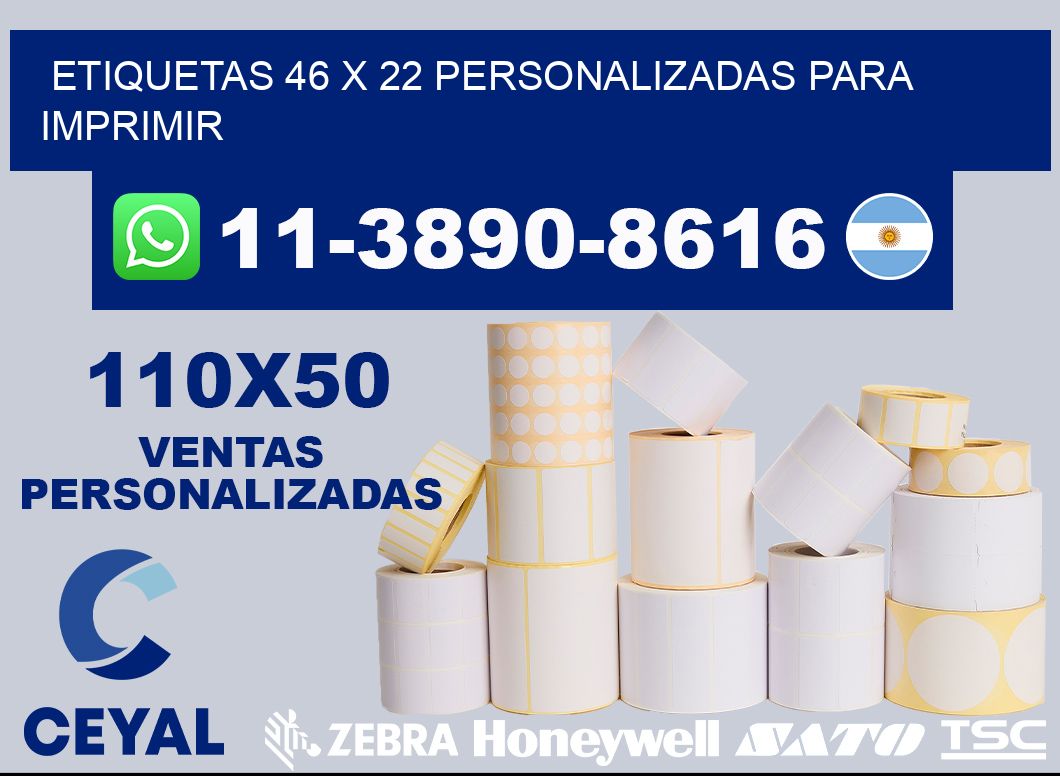 etiquetas 46 x 22 personalizadas para imprimir