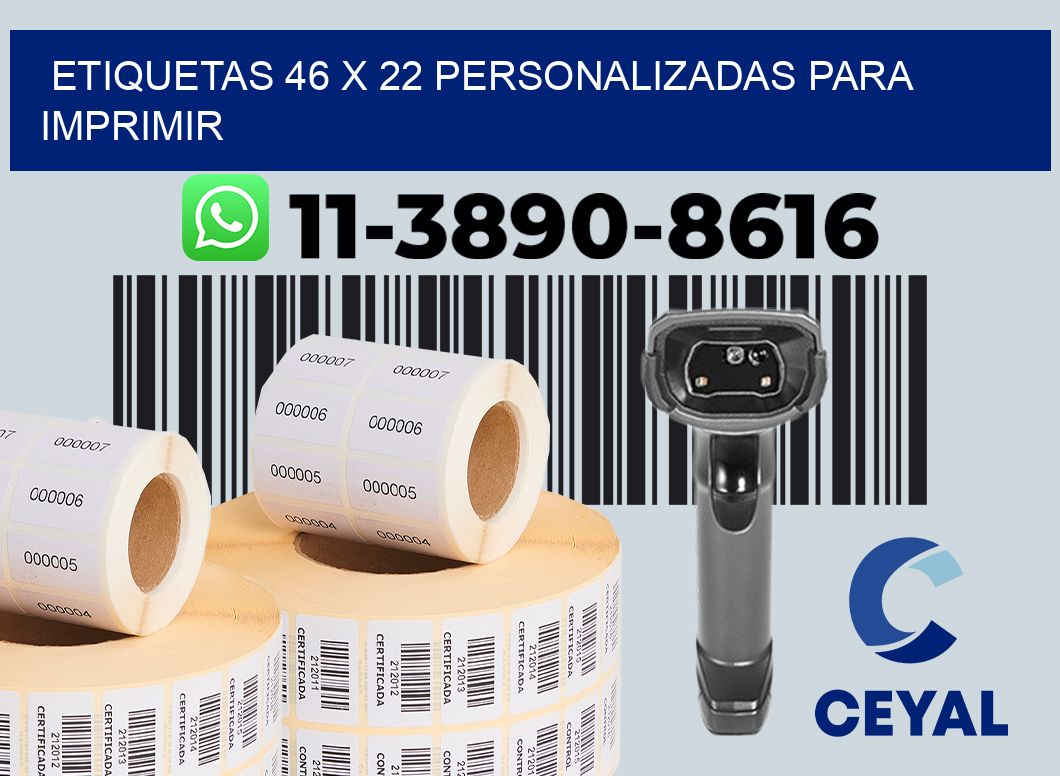 etiquetas 46 x 22 personalizadas para imprimir
