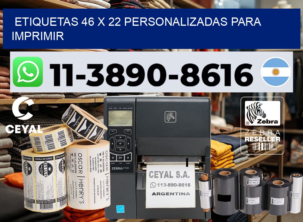 etiquetas 46 x 22 personalizadas para imprimir
