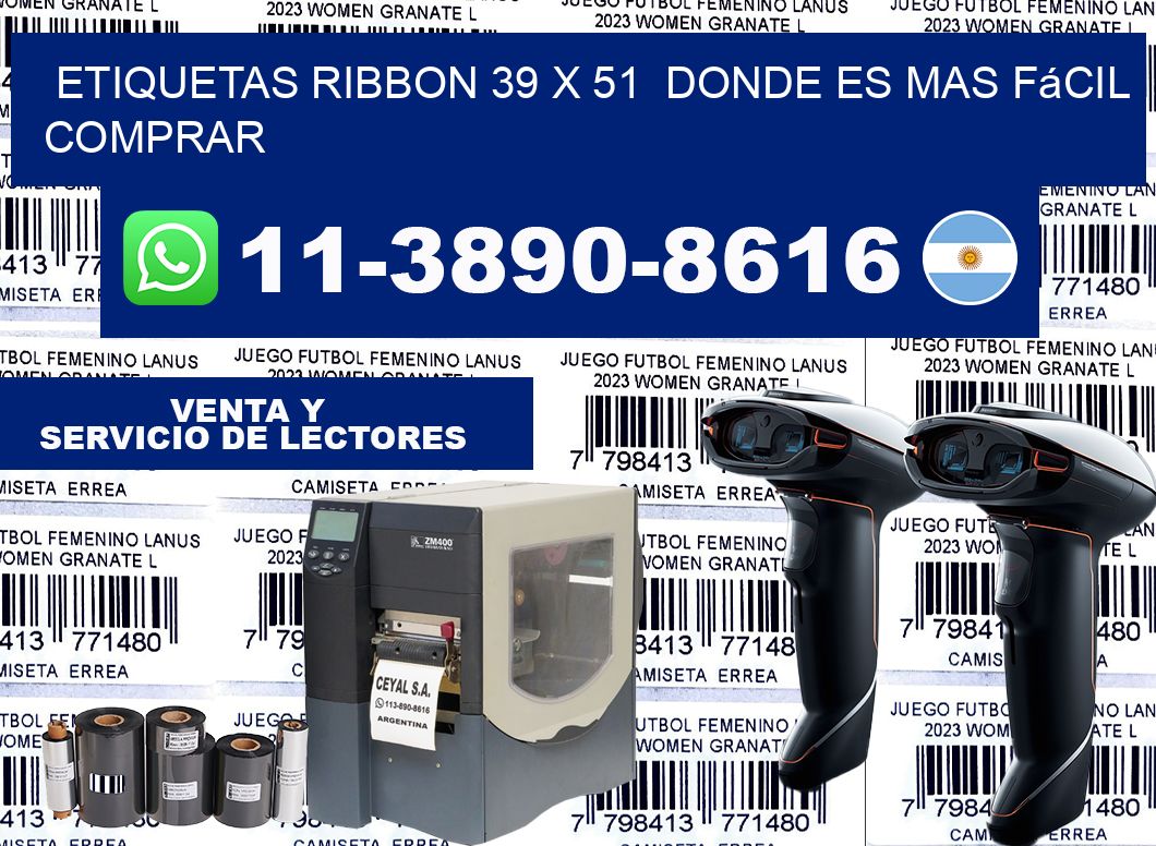 etiquetas ribbon 39 x 51  Donde es mas fácil comprar