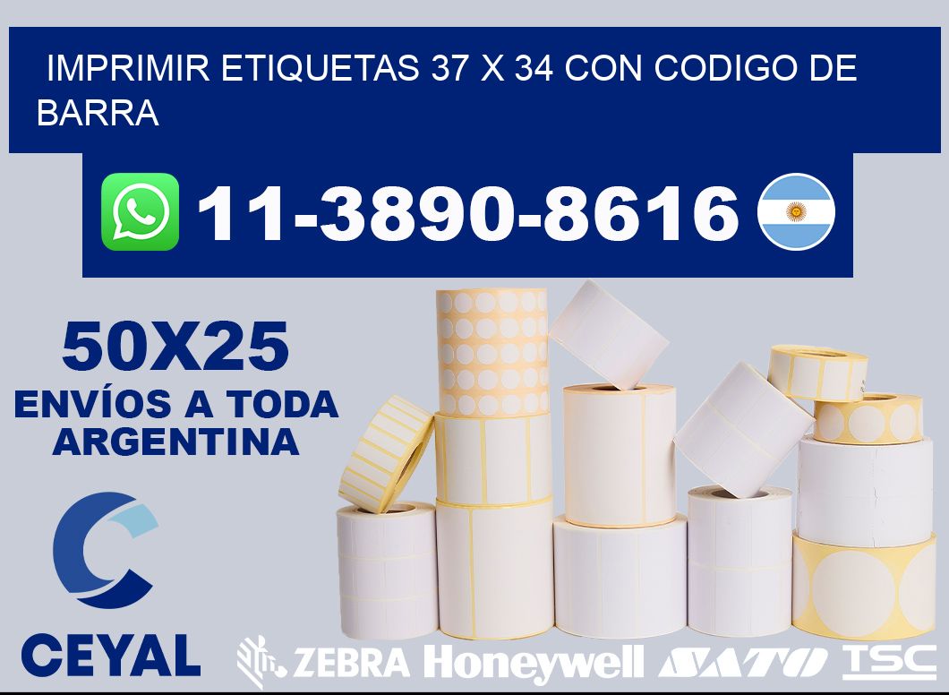 imprimir etiquetas 37 x 34 con codigo de barra