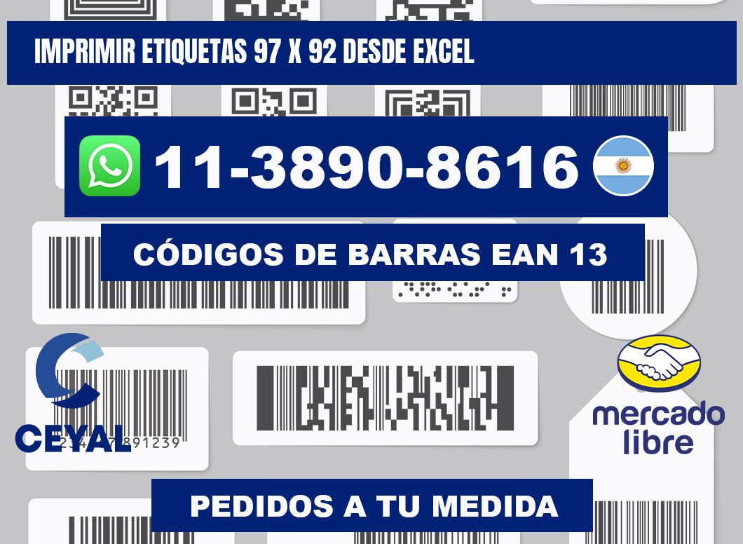 imprimir etiquetas 97 x 92 desde excel