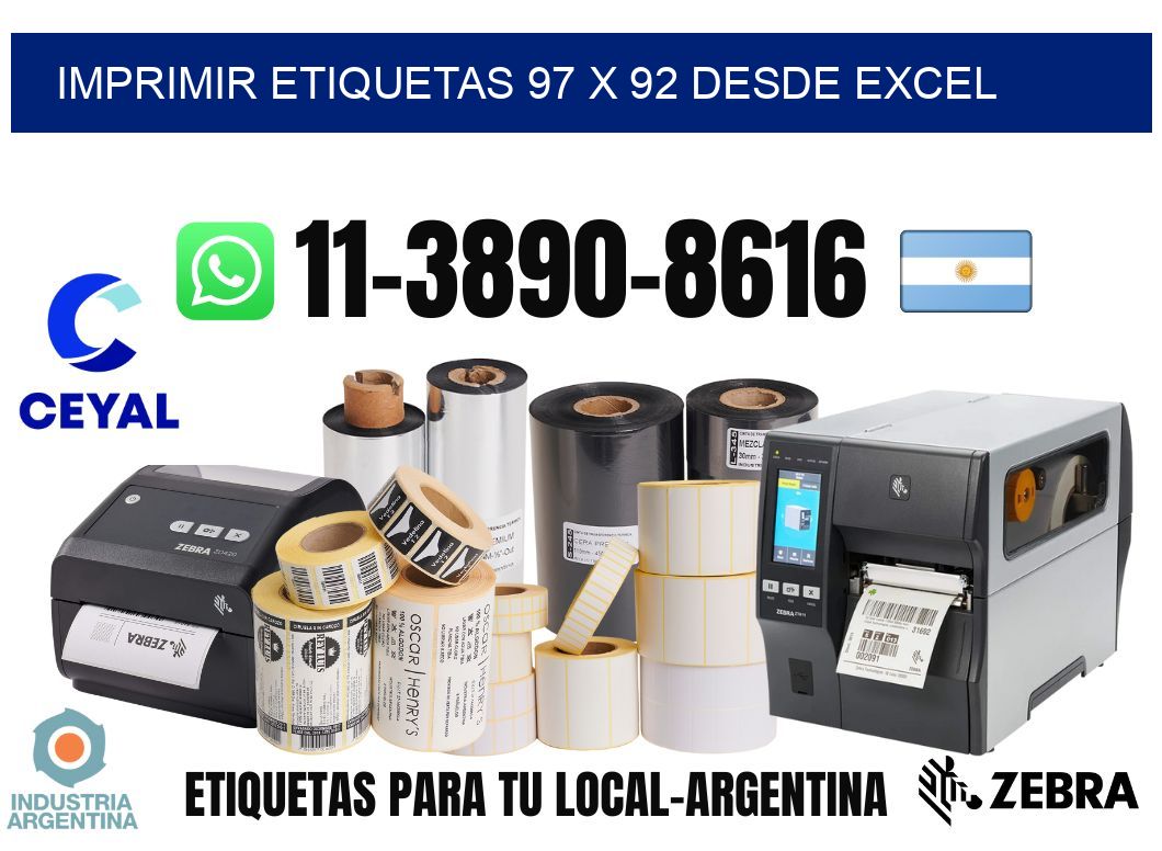 imprimir etiquetas 97 x 92 desde excel