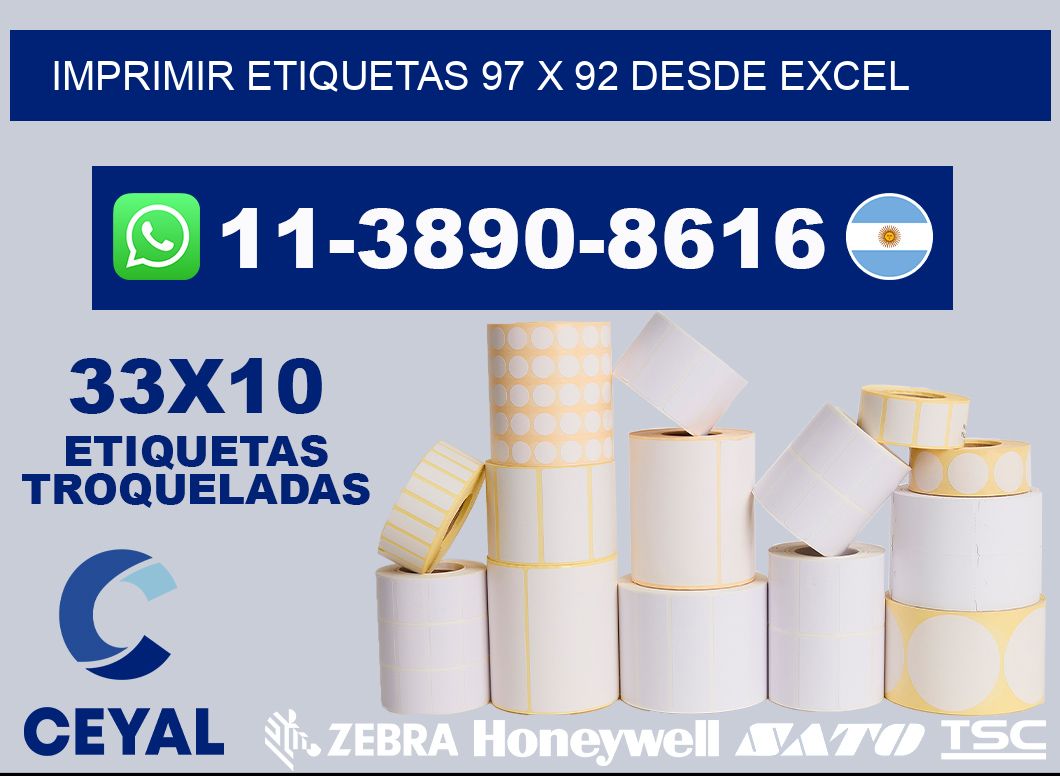 imprimir etiquetas 97 x 92 desde excel