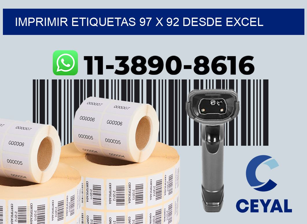 imprimir etiquetas 97 x 92 desde excel
