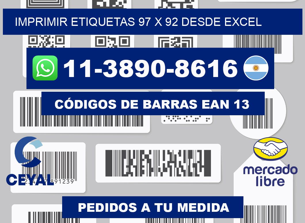 imprimir etiquetas 97 x 92 desde excel