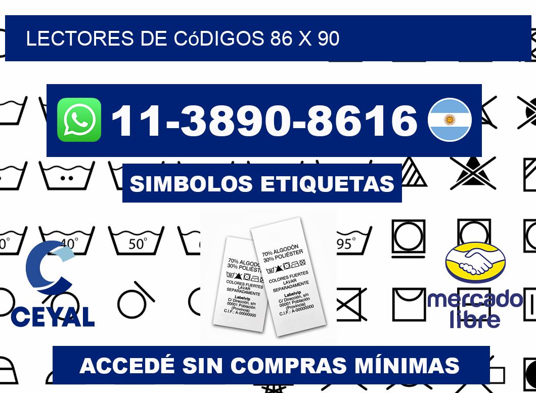 lectores de códigos 86 x 90