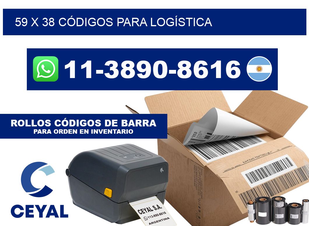 59 x 38 CÓDIGOS PARA LOGÍSTICA