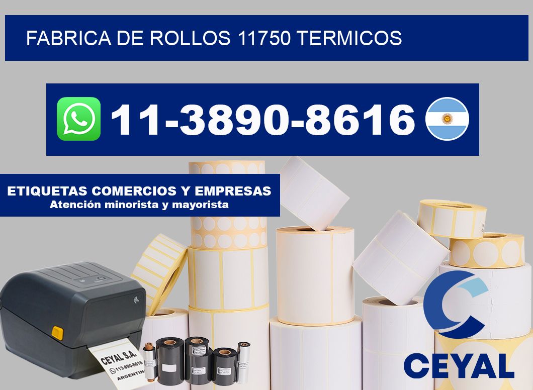 FABRICA DE ROLLOS 11750 TERMICOS