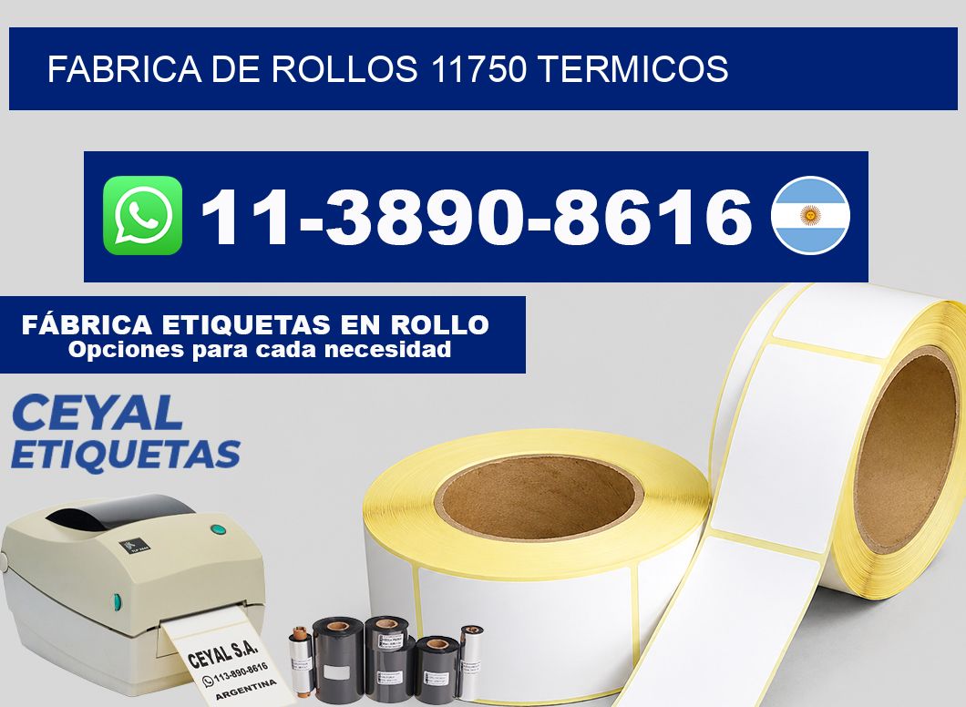 FABRICA DE ROLLOS 11750 TERMICOS
