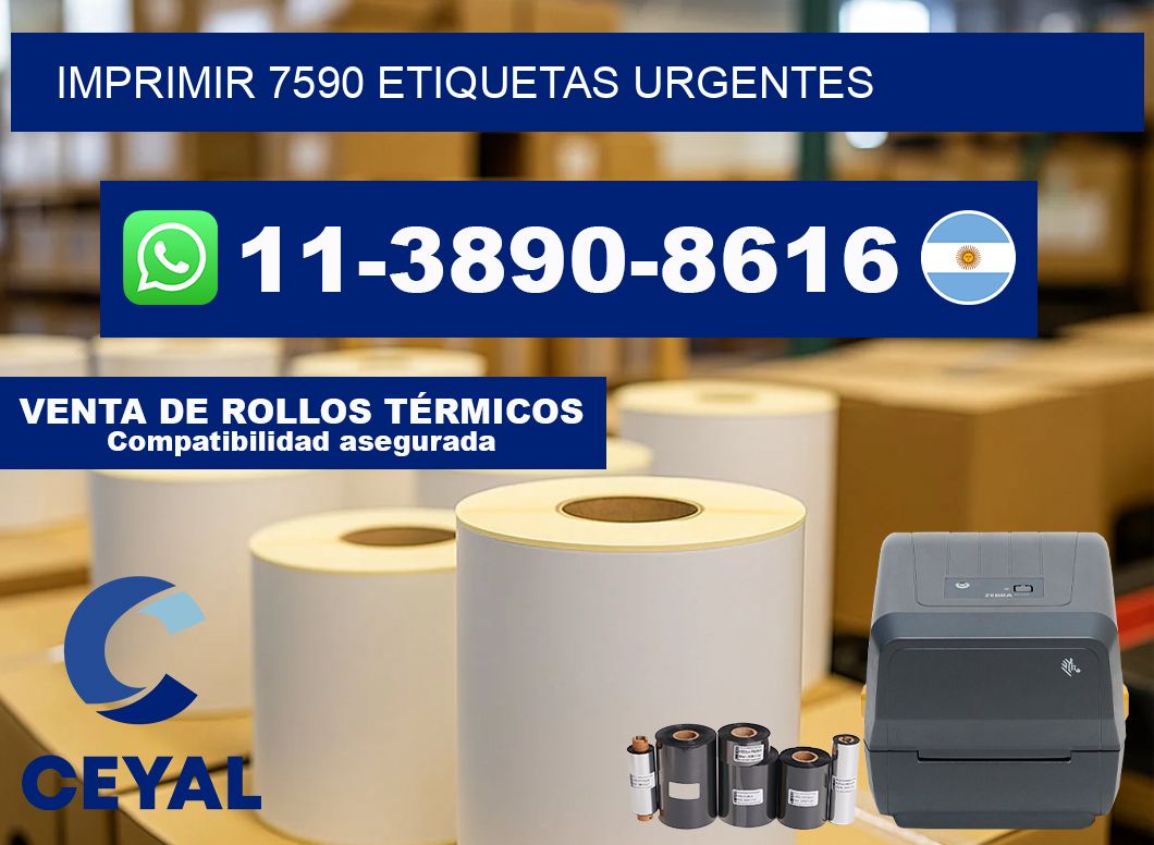 IMPRIMIR 7590 ETIQUETAS URGENTES