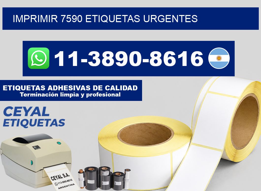 IMPRIMIR 7590 ETIQUETAS URGENTES