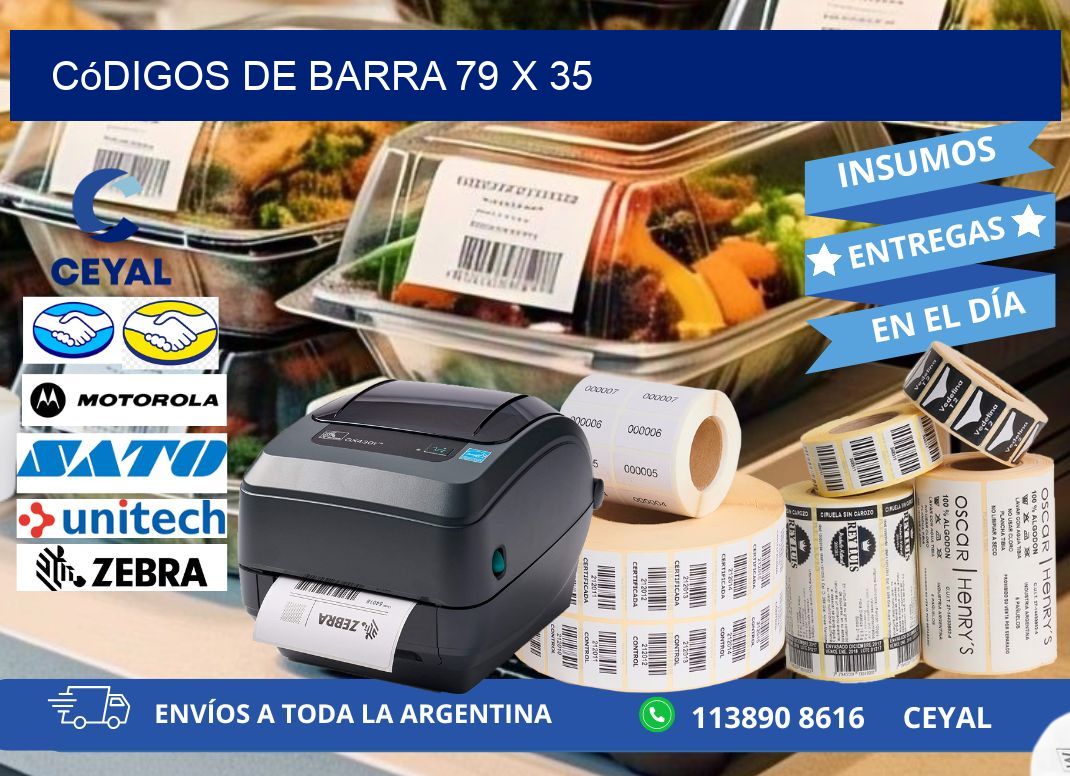 códigos de barra 79 x 35