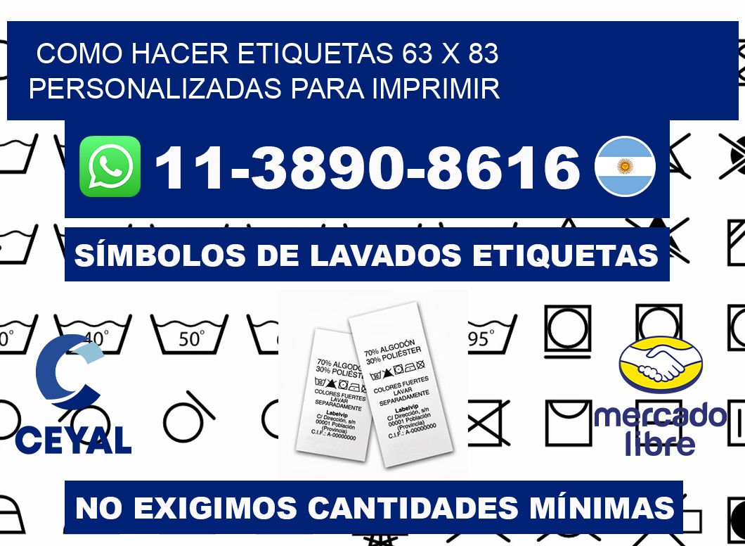 como hacer etiquetas 63 x 83 personalizadas para imprimir