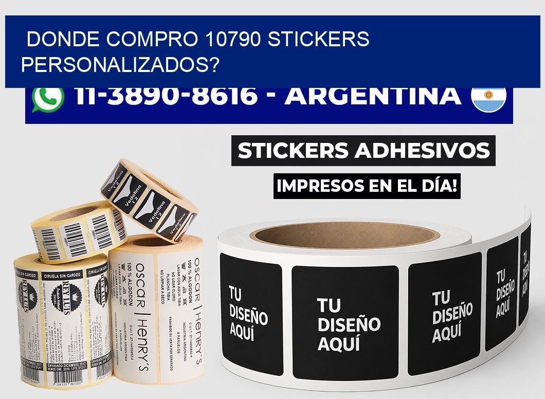 donde compro 10790 stickers personalizados?