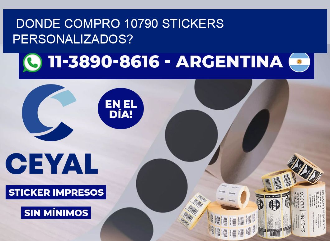 donde compro 10790 stickers personalizados?