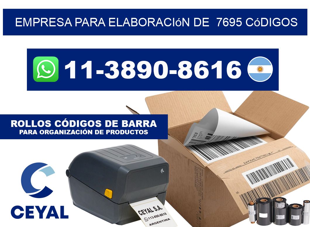 empresa para elaboración de  7695 códigos