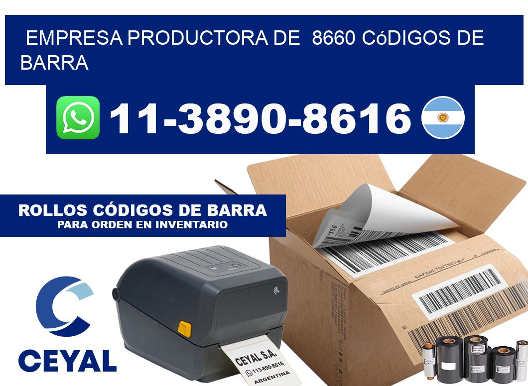 empresa productora de  8660 códigos de barra