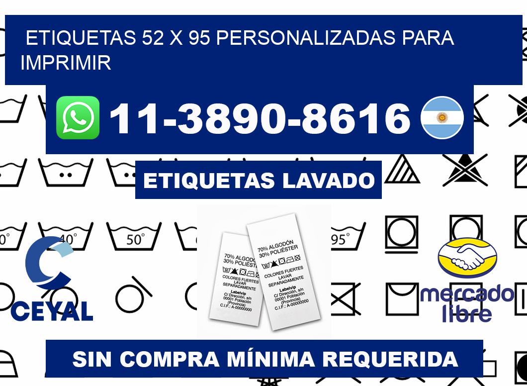 etiquetas 52 x 95 personalizadas para imprimir