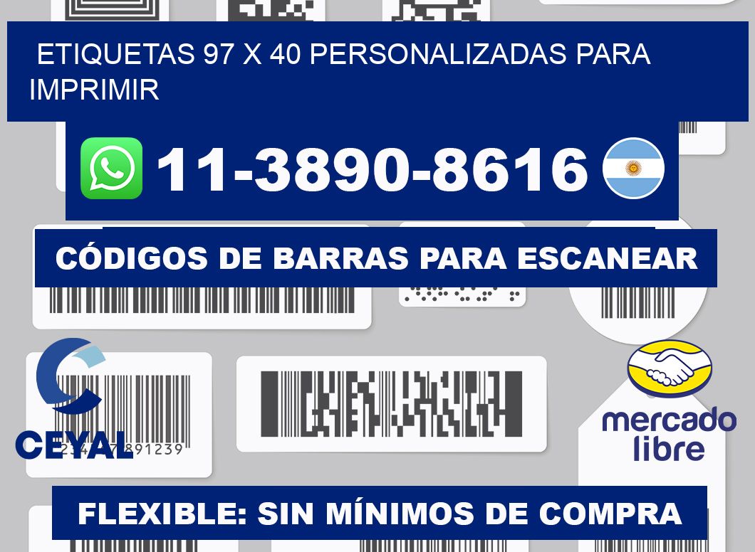 etiquetas 97 x 40 personalizadas para imprimir