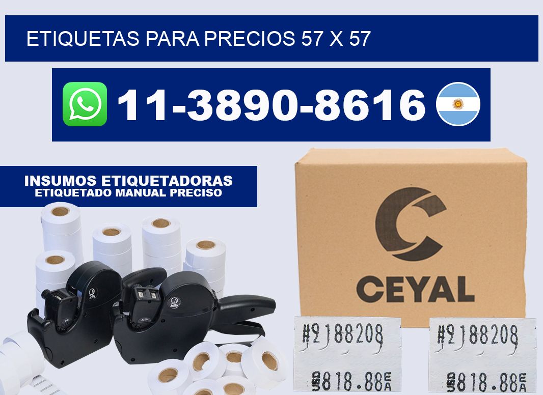 etiquetas para precios 57 x 57