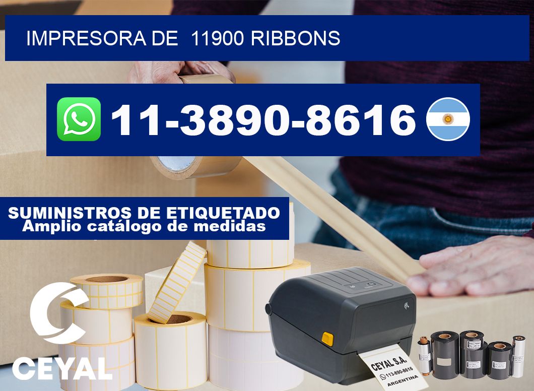 impresora de  11900 ribbons