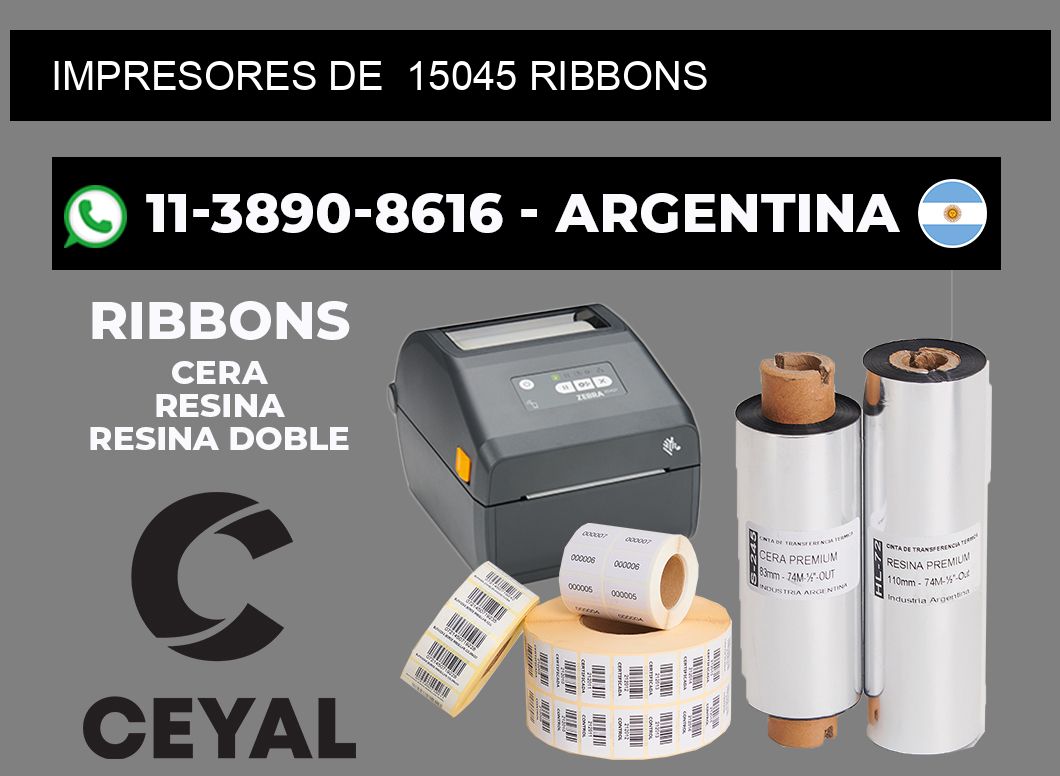 impresores de  15045 ribbons