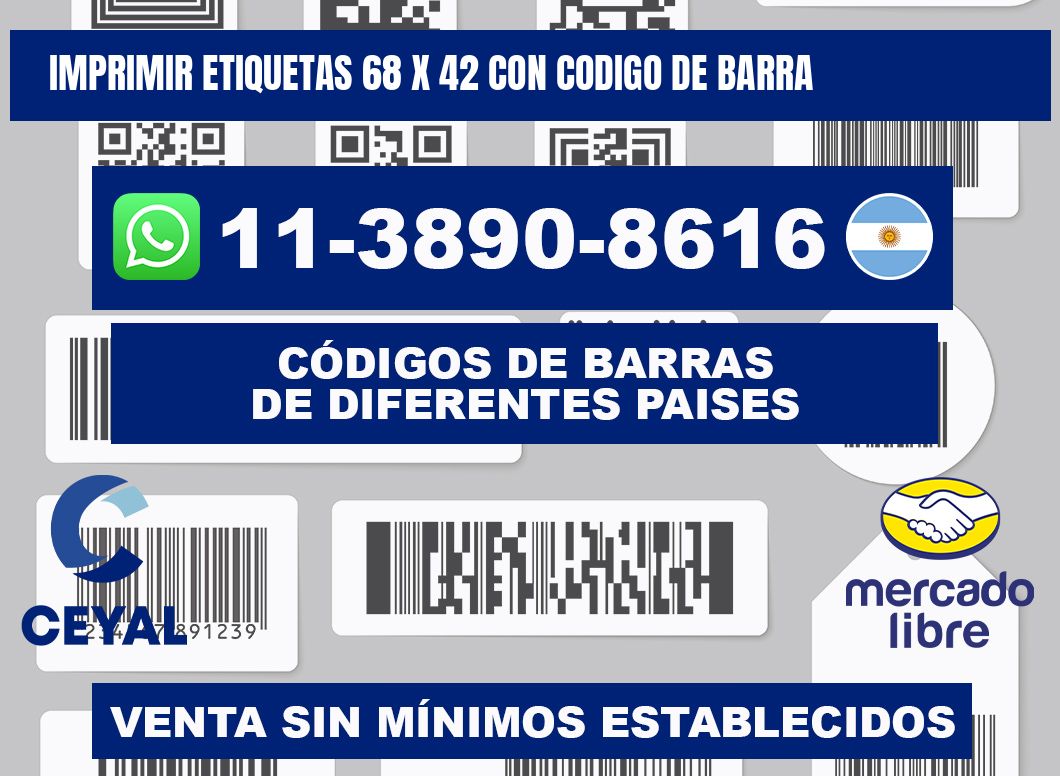 imprimir etiquetas 68 x 42 con codigo de barra