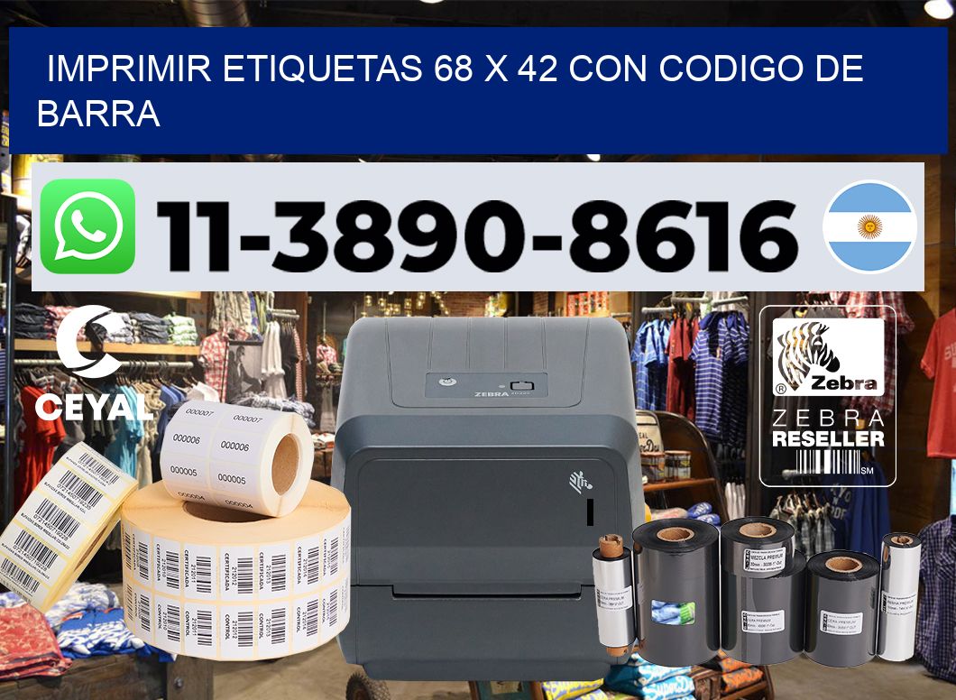 imprimir etiquetas 68 x 42 con codigo de barra