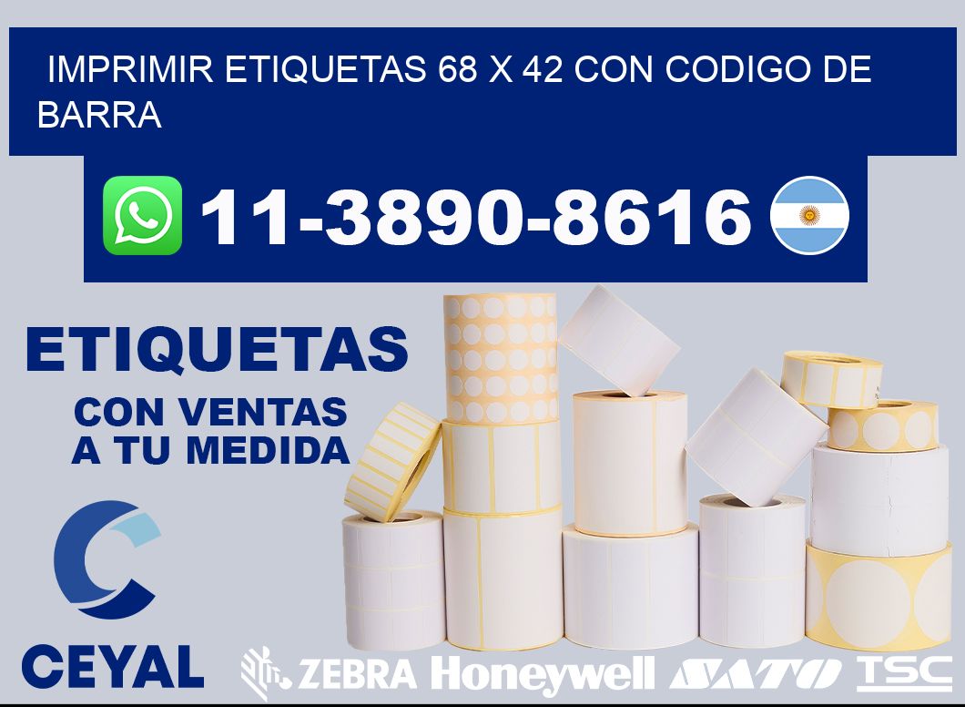 imprimir etiquetas 68 x 42 con codigo de barra