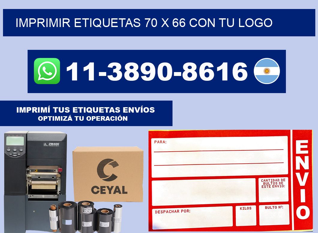 imprimir etiquetas 70 x 66 con tu logo