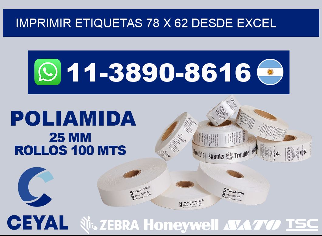 imprimir etiquetas 78 x 62 desde excel