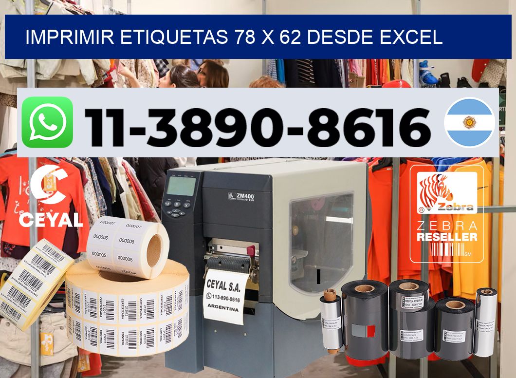 imprimir etiquetas 78 x 62 desde excel
