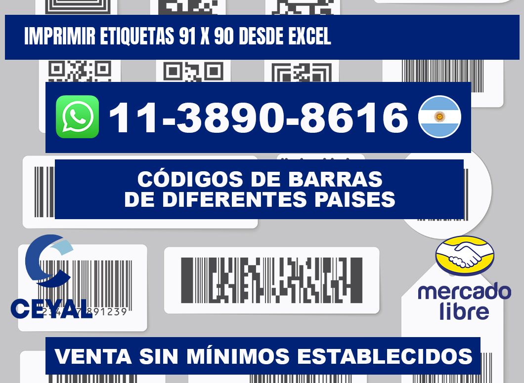 imprimir etiquetas 91 x 90 desde excel