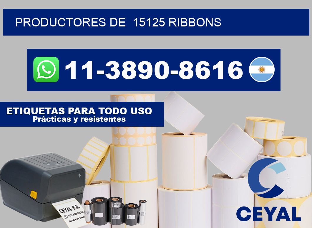 productores de  15125 ribbons