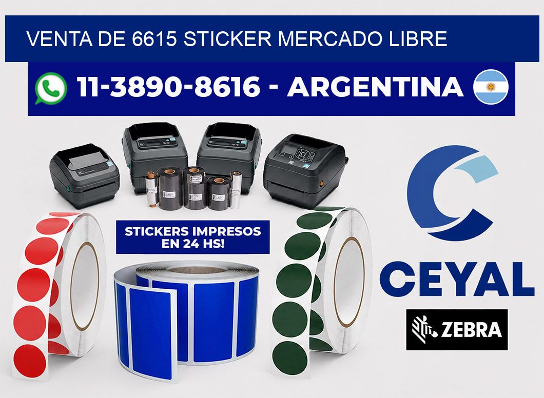 venta de 6615 sticker mercado libre
