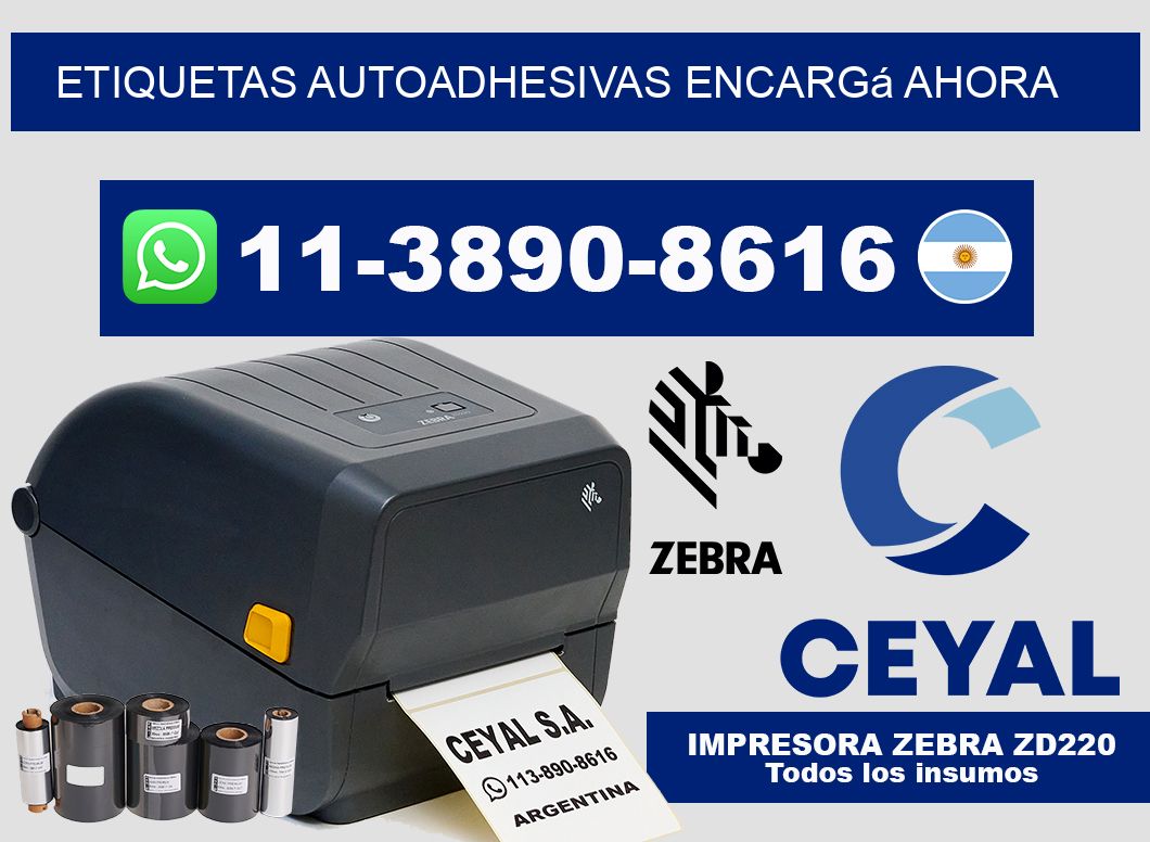 ETIQUETAS AUTOADHESIVAS Encargá ahora