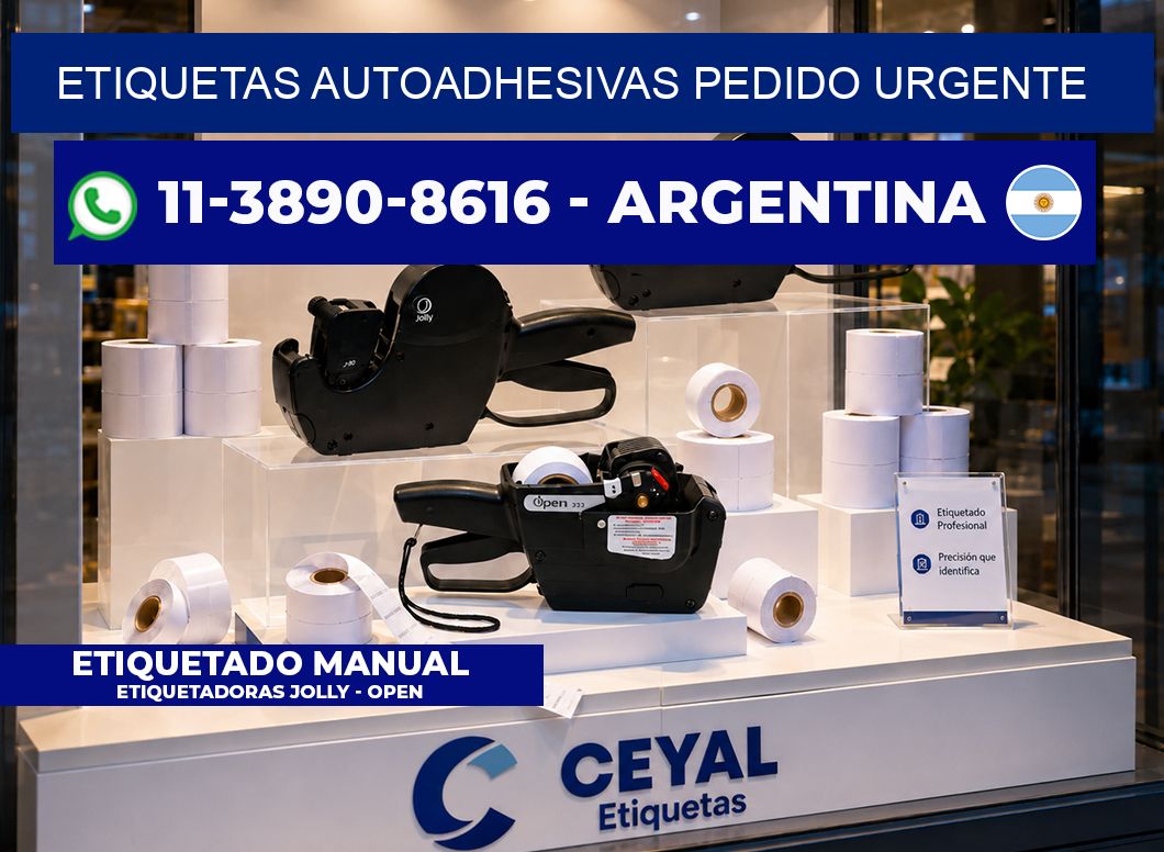 ETIQUETAS AUTOADHESIVAS Pedido urgente