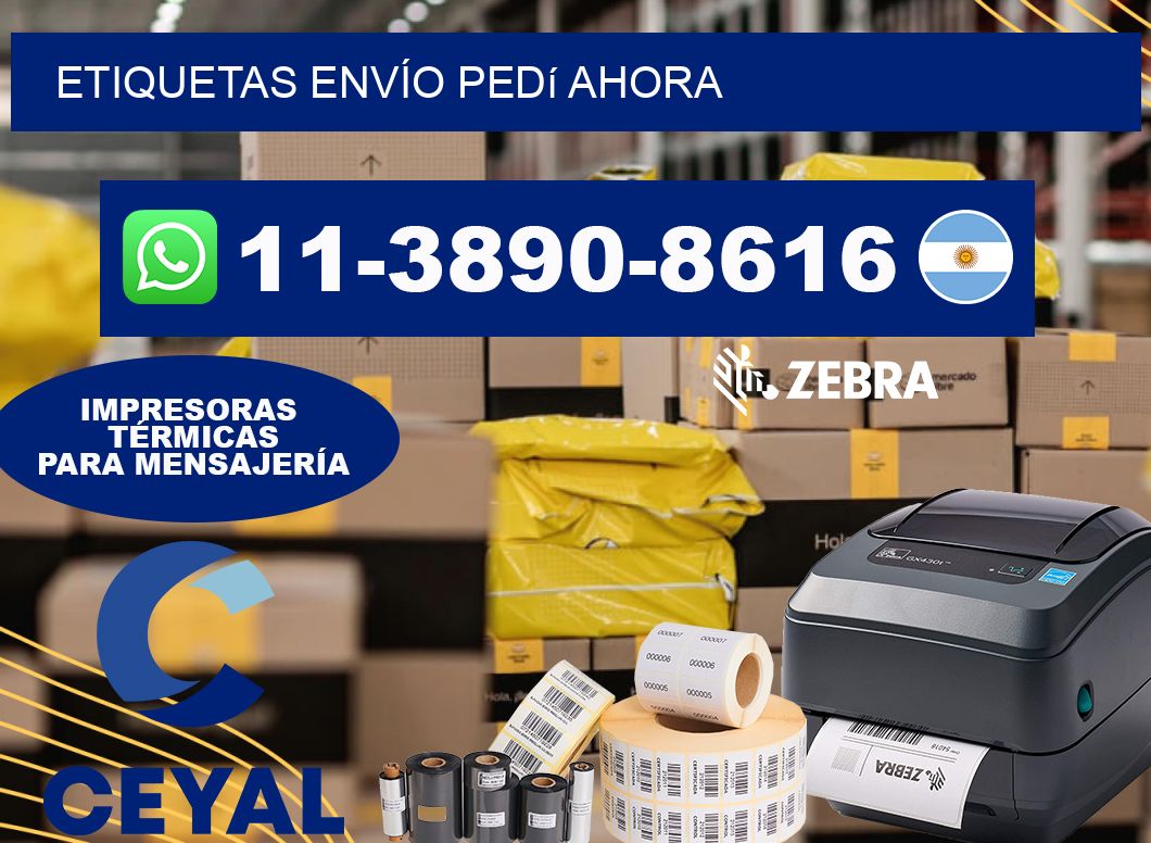 ETIQUETAS ENVÍO Pedí ahora