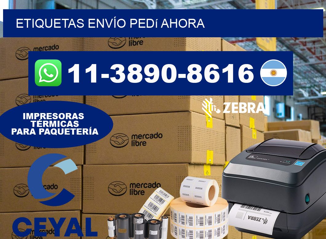 ETIQUETAS ENVÍO Pedí ahora