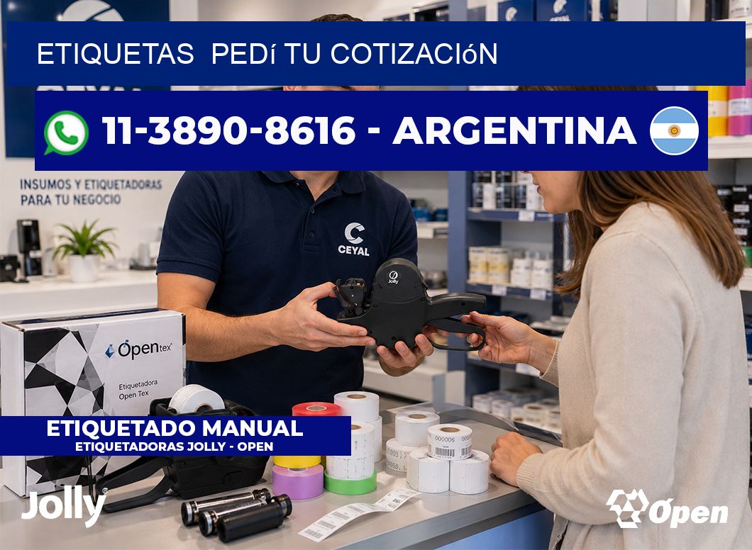 ETIQUETAS  Pedí tu cotización