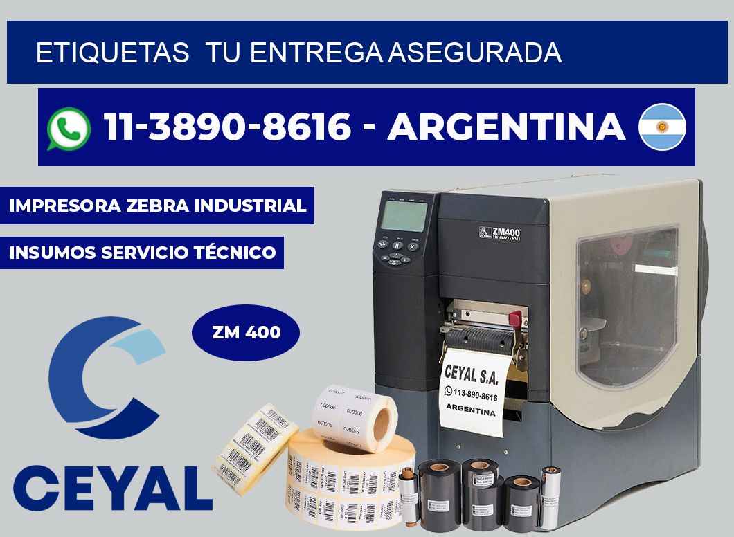 ETIQUETAS  Tu entrega asegurada