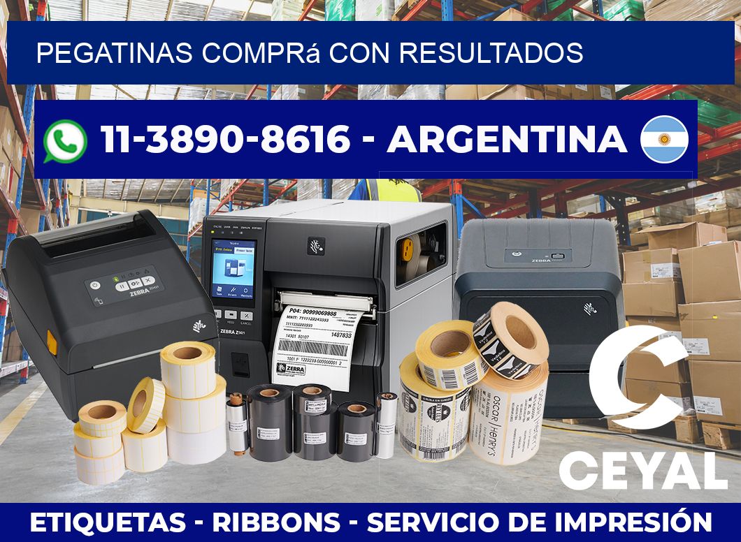 PEGATINAS Comprá con resultados