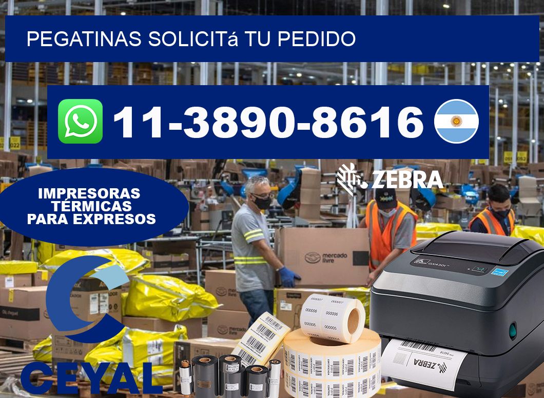 PEGATINAS Solicitá tu pedido